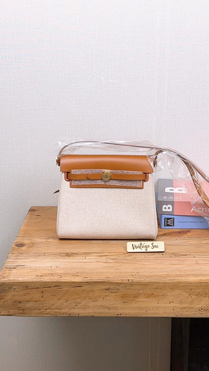 Hermes Erne/Beige/Faure Mini Herbag