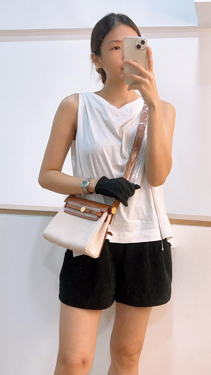 Hermes Erne/Beige/Faure Mini Herbag