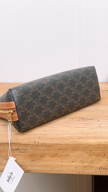 Celine Triomphe Large Cosmetic Pouch