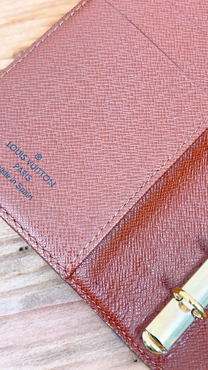 LV Monogram Small Ring Agenda Cover