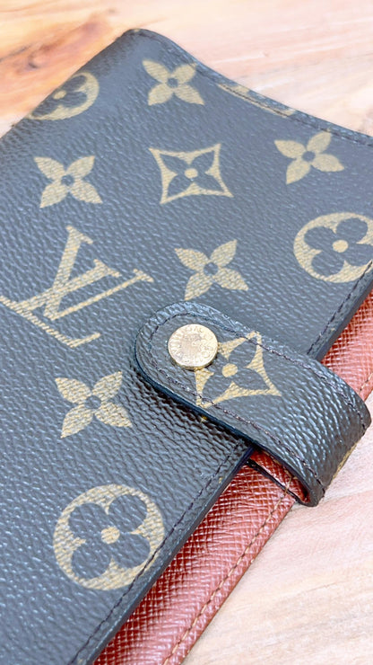 LV Monogram Small Ring Agenda Cover