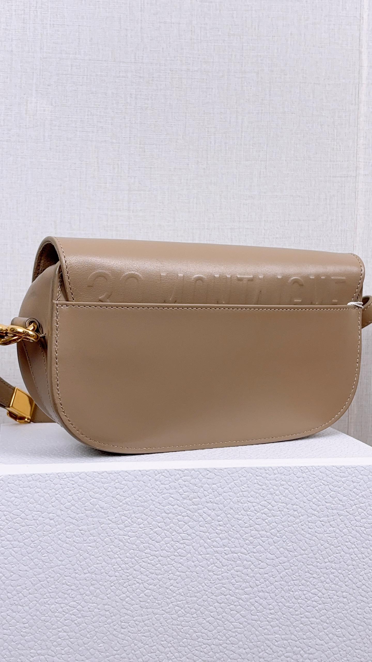 Dior Hazelnut Taupe Calfskin Bobby East West (GHW)