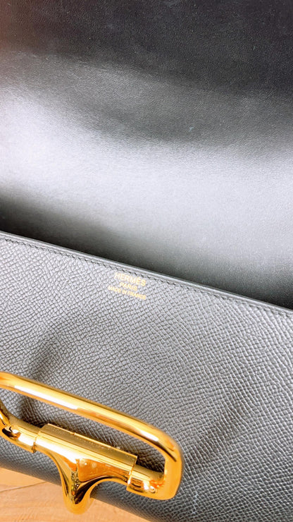 Hermes Noir Della Ella GHW