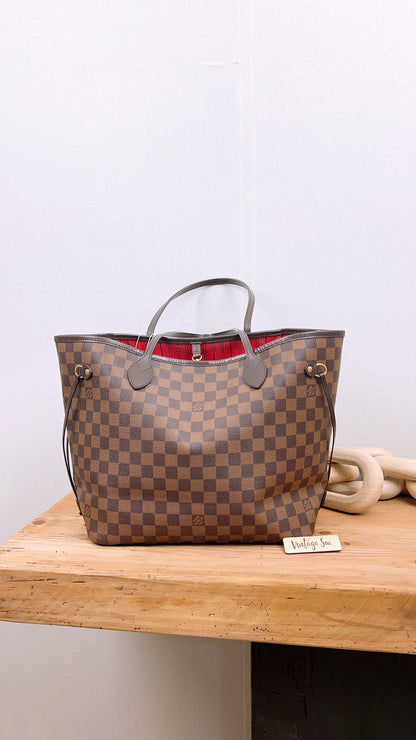 LV Damier Ebene Neverfull MM
