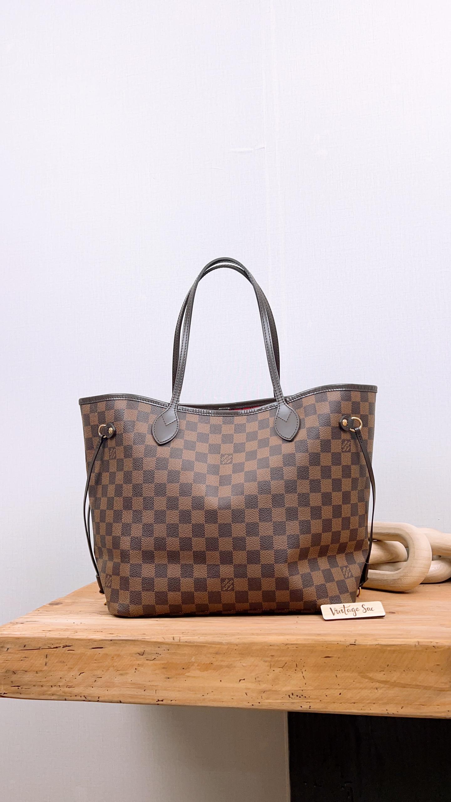 LV Damier Ebene Neverfull MM