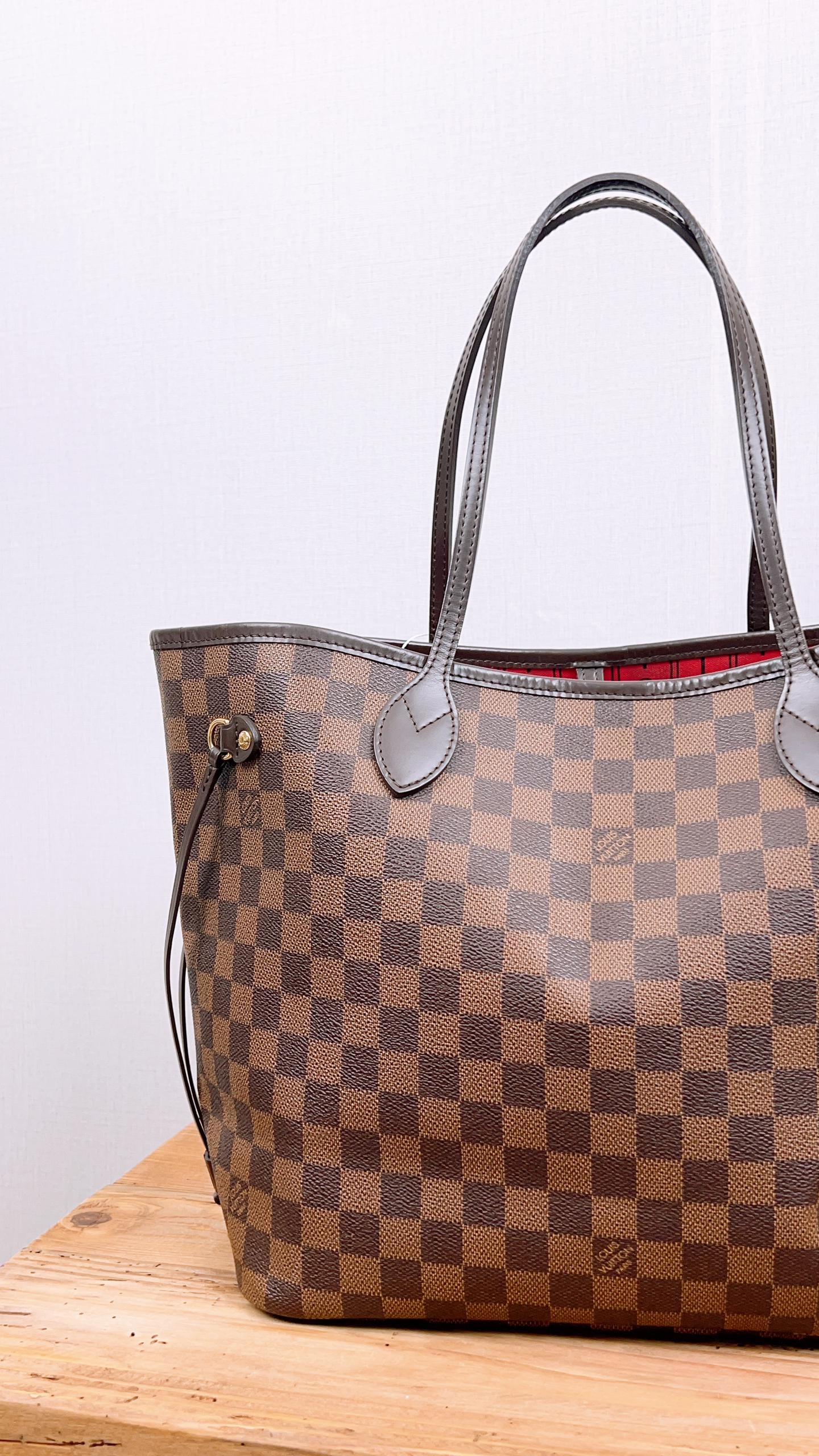 LV Damier Ebene Neverfull MM
