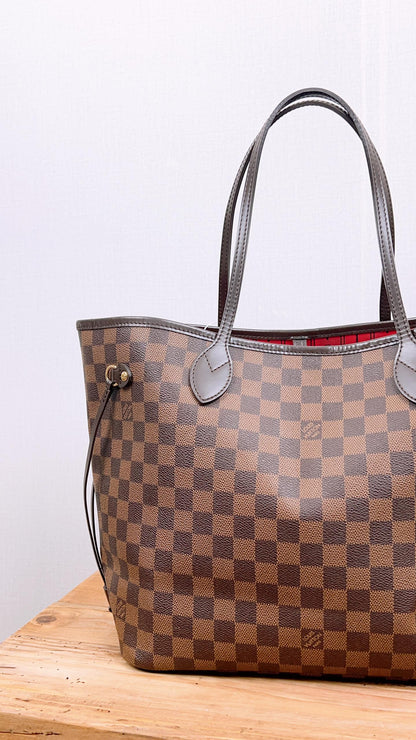 LV Damier Ebene Neverfull MM