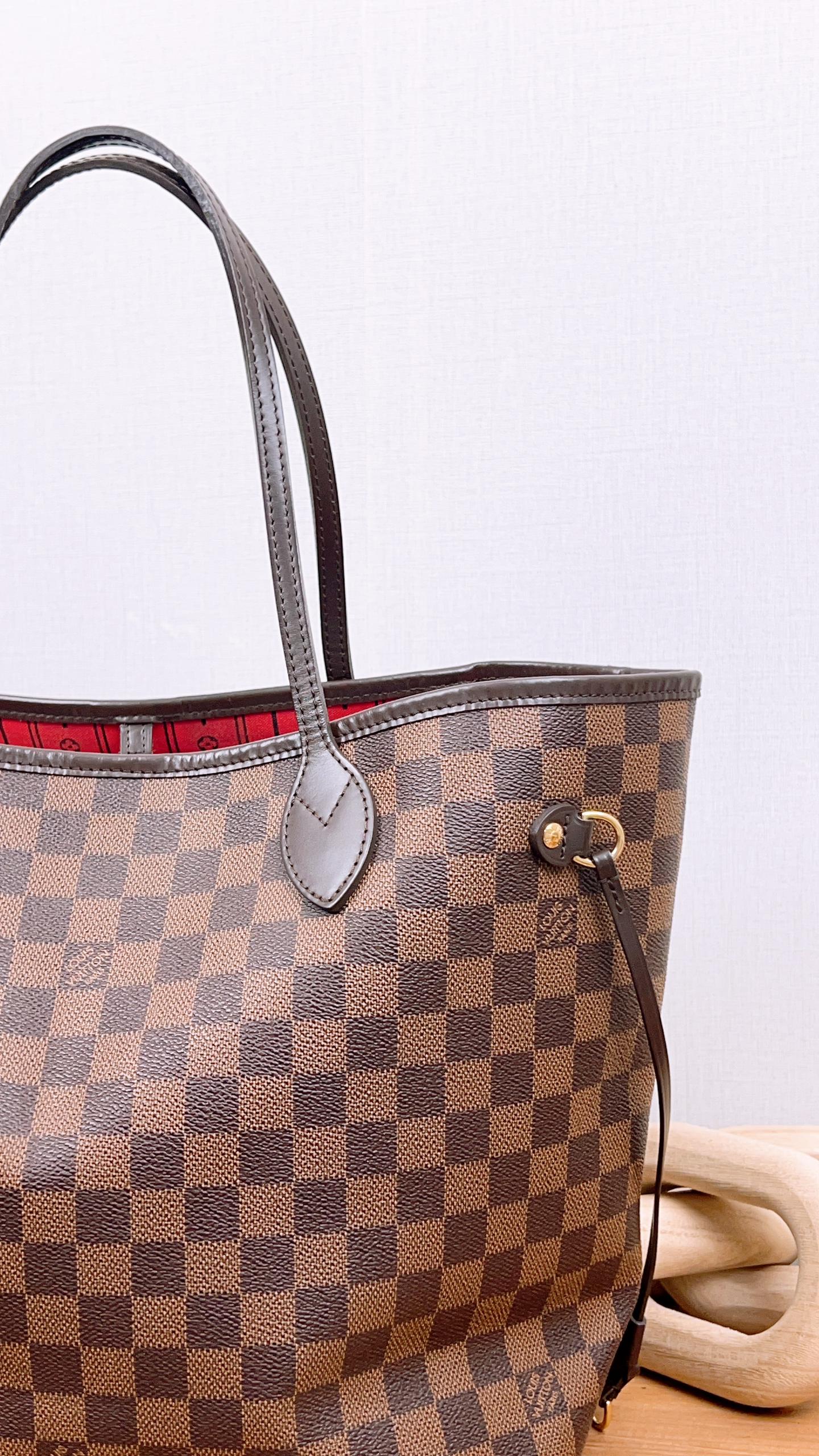 LV Damier Ebene Neverfull MM