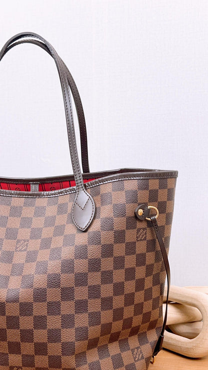 LV Damier Ebene Neverfull MM