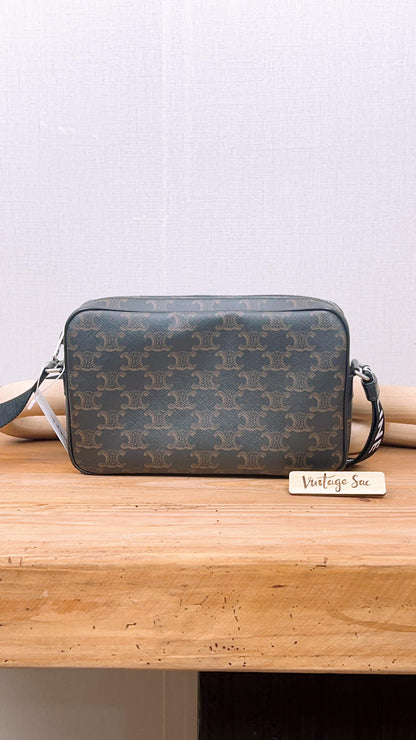 Celine Medium Triomphe Canvas Messenger Bag