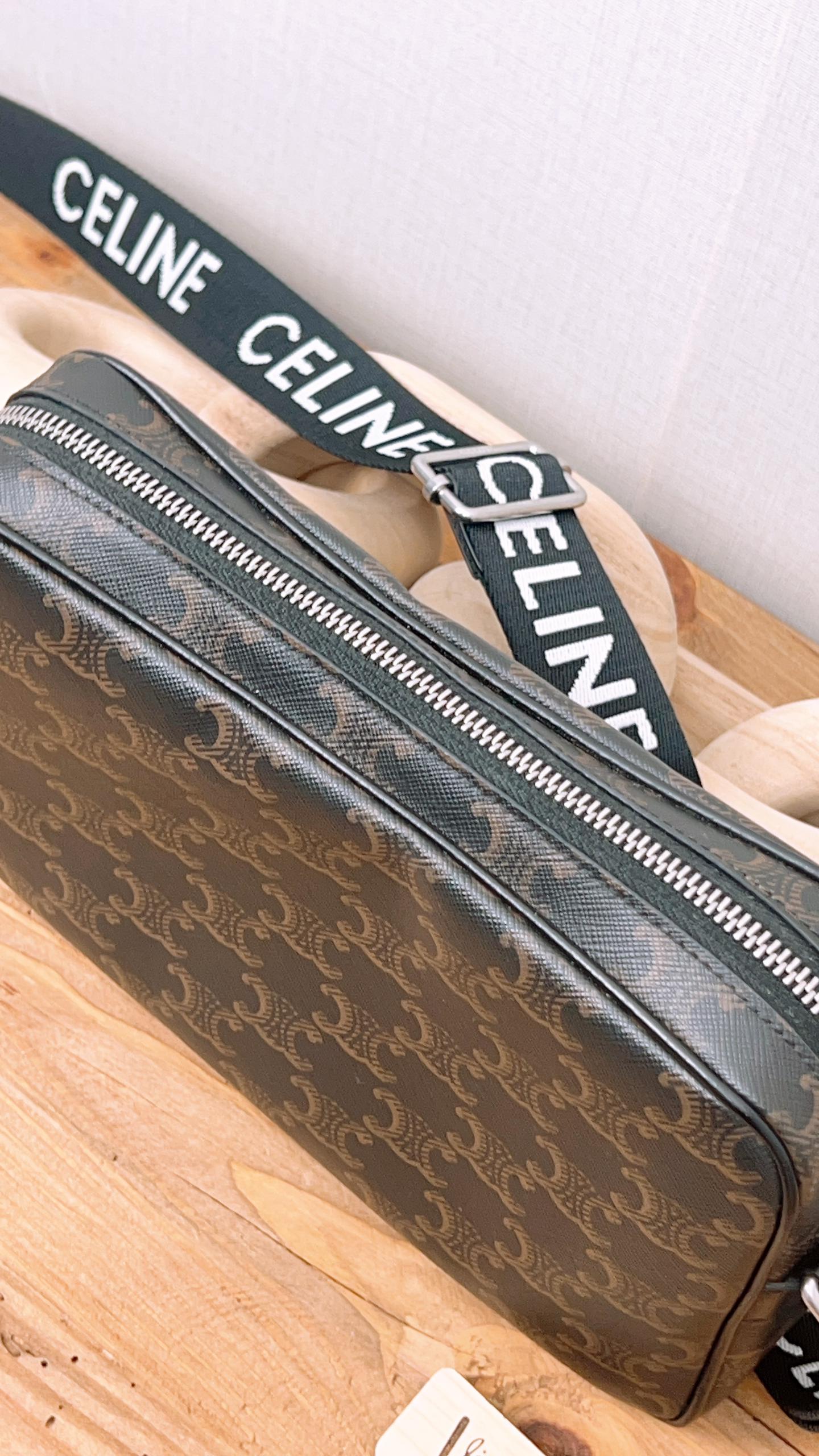 Celine Medium Triomphe Canvas Messenger Bag