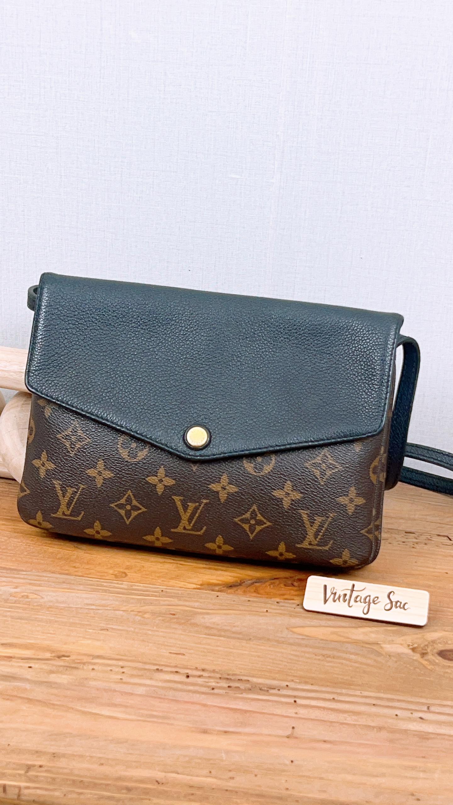 LV Monogram Black Twinset Pochette