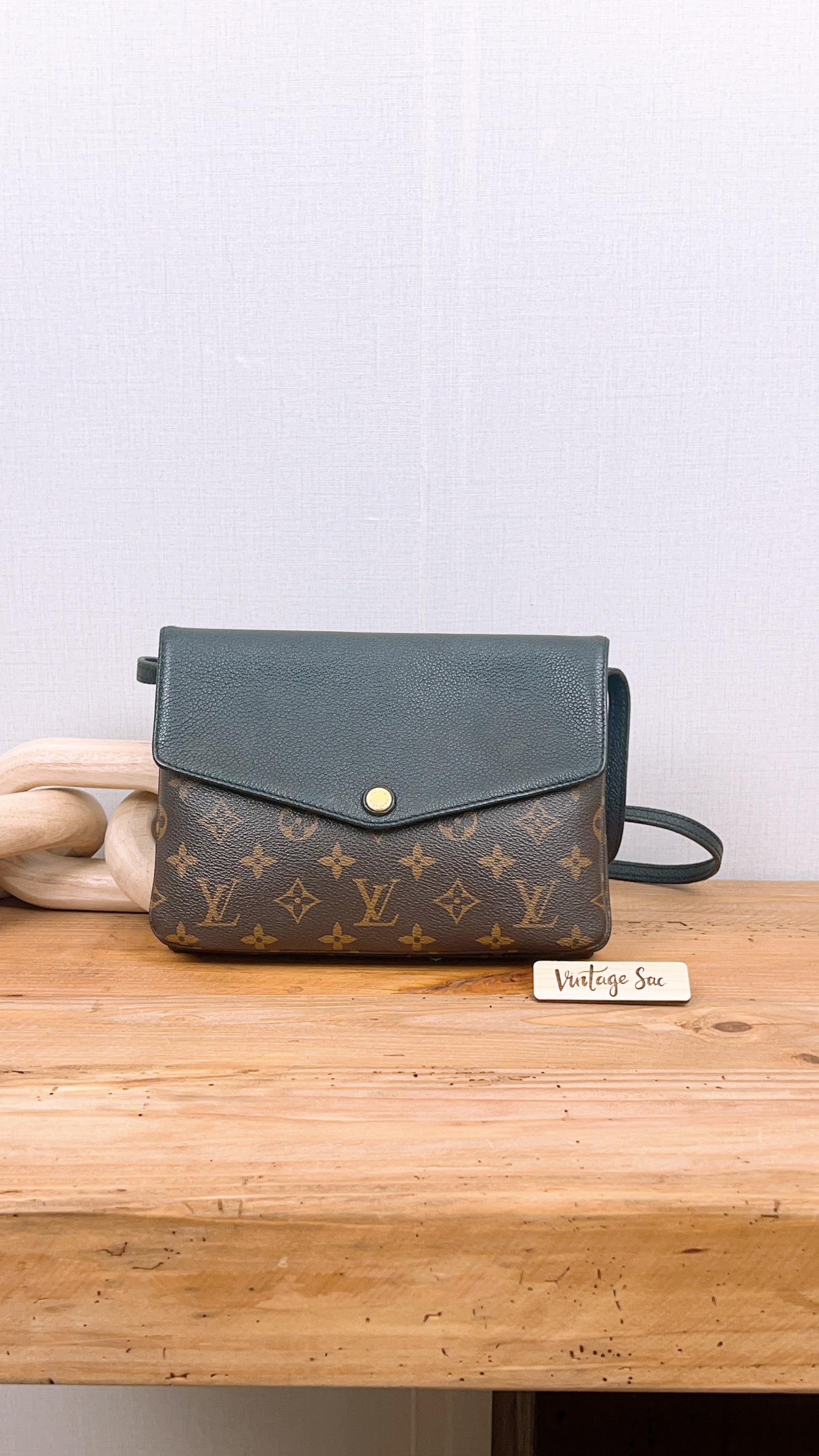 LV Monogram Black Twinset Pochette