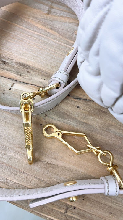 Miu Miu Pink Matelasse Top Handle Bag