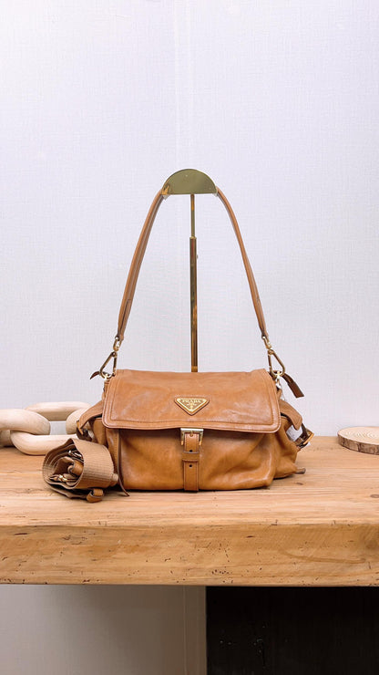 Prada Caramel Explore 2 Way Bag