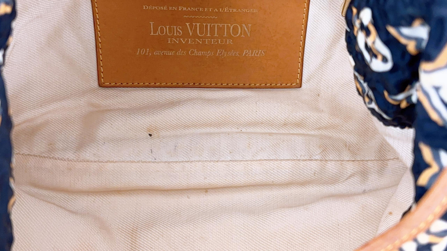 LV Navy Blue Limited Edition Bulles MM
