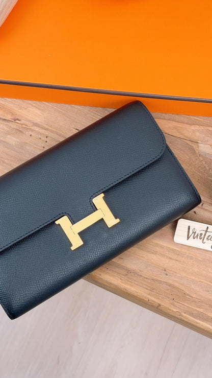 Hermes Black Constance To Go (GHW)