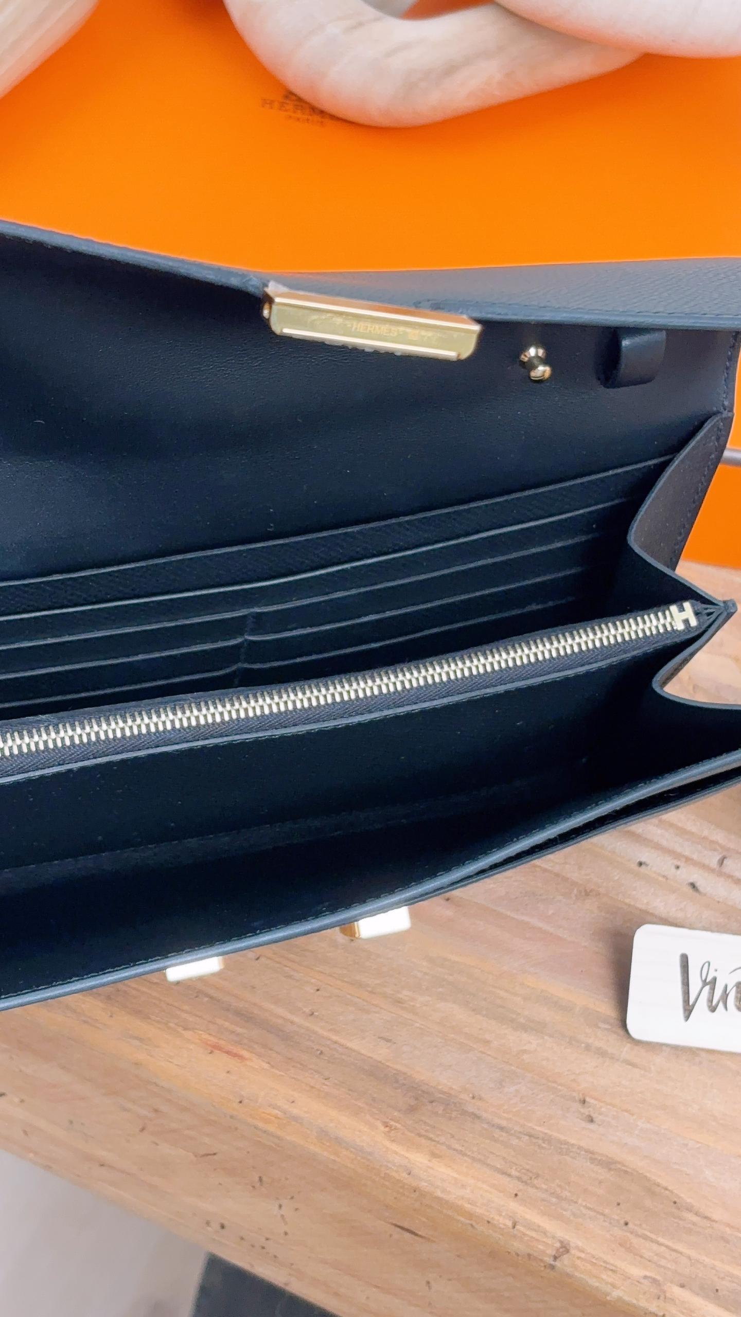 Hermes Black Constance To Go (GHW)