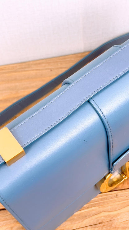 Dior Blue Calfskin Montaigne 30 (GHW)