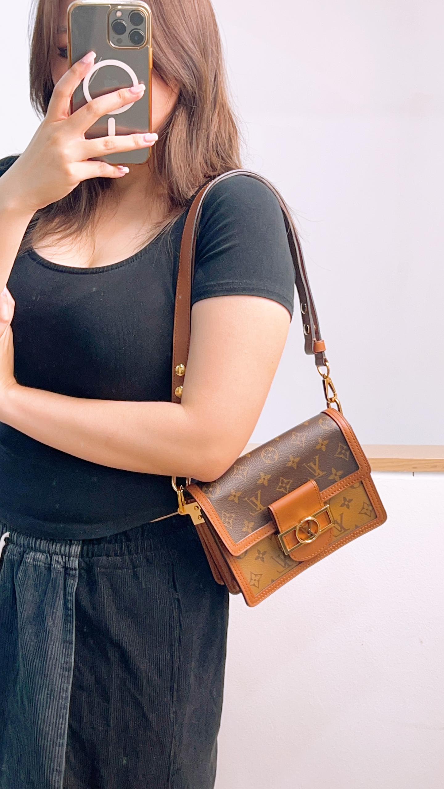 LV Reverse Monogram Mini Dauphine