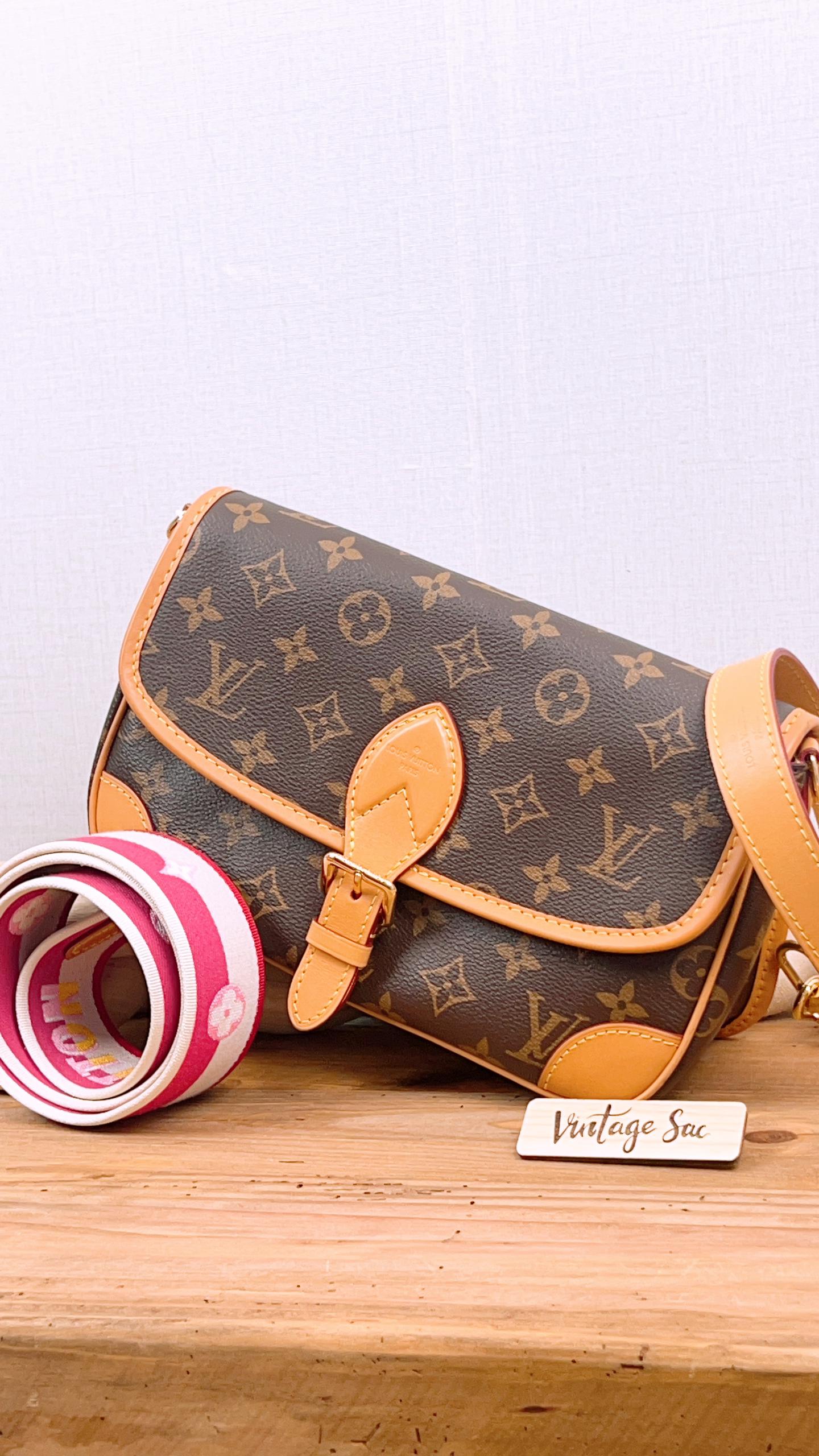 LV Monogram Fuchsia Diane