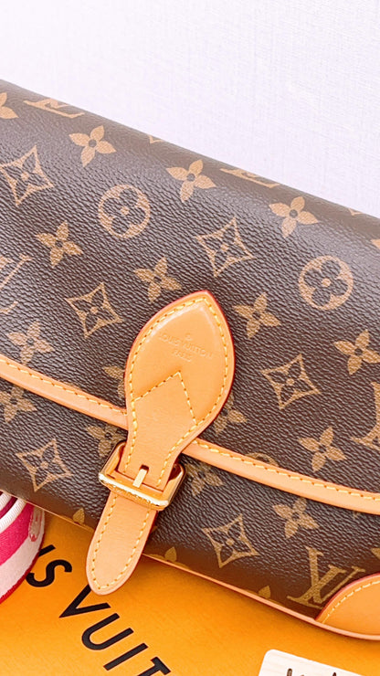 LV Monogram Fuchsia Diane