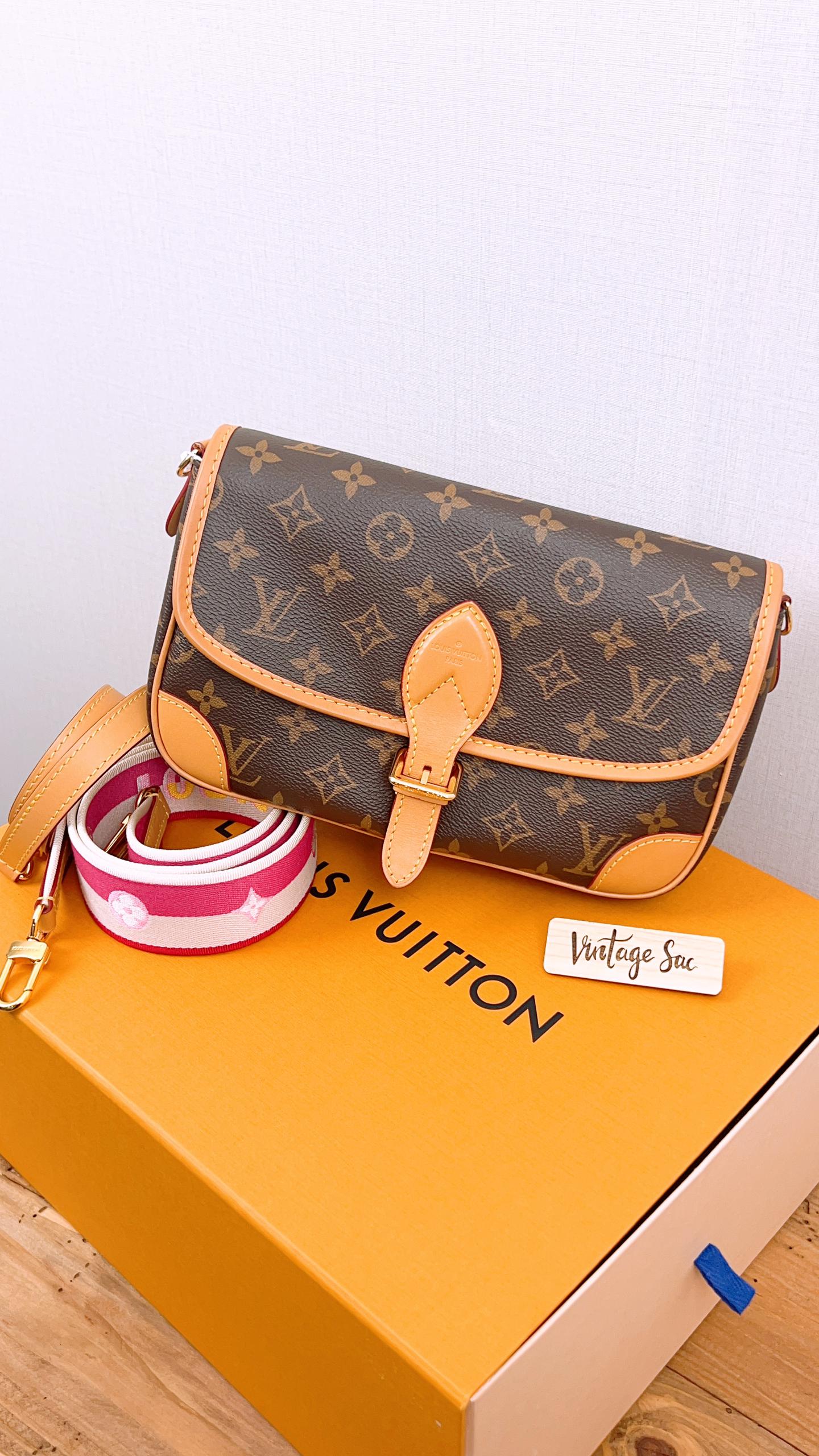 LV Monogram Fuchsia Diane