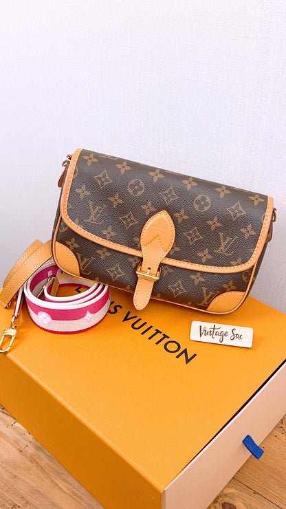 LV Monogram Fuchsia Diane