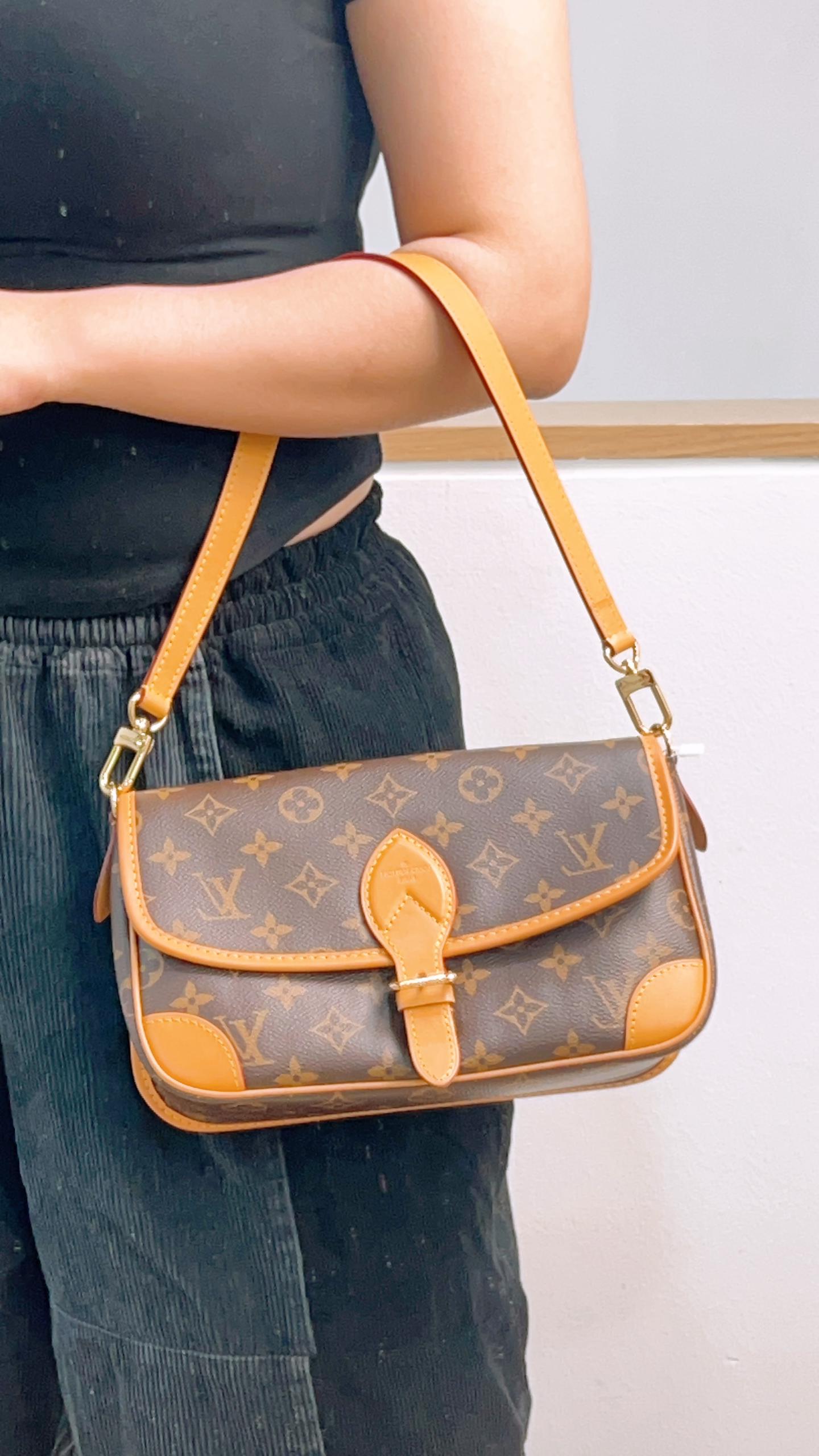 LV Monogram Fuchsia Diane