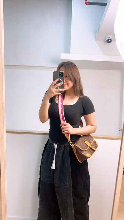 LV Monogram Fuchsia Diane