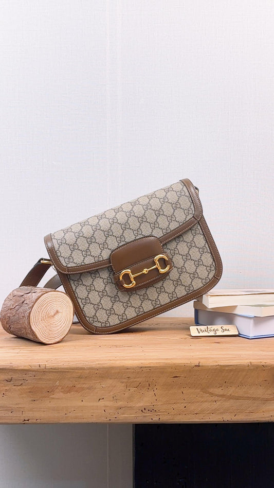 Gucci Brown Medium Horsebit 1955