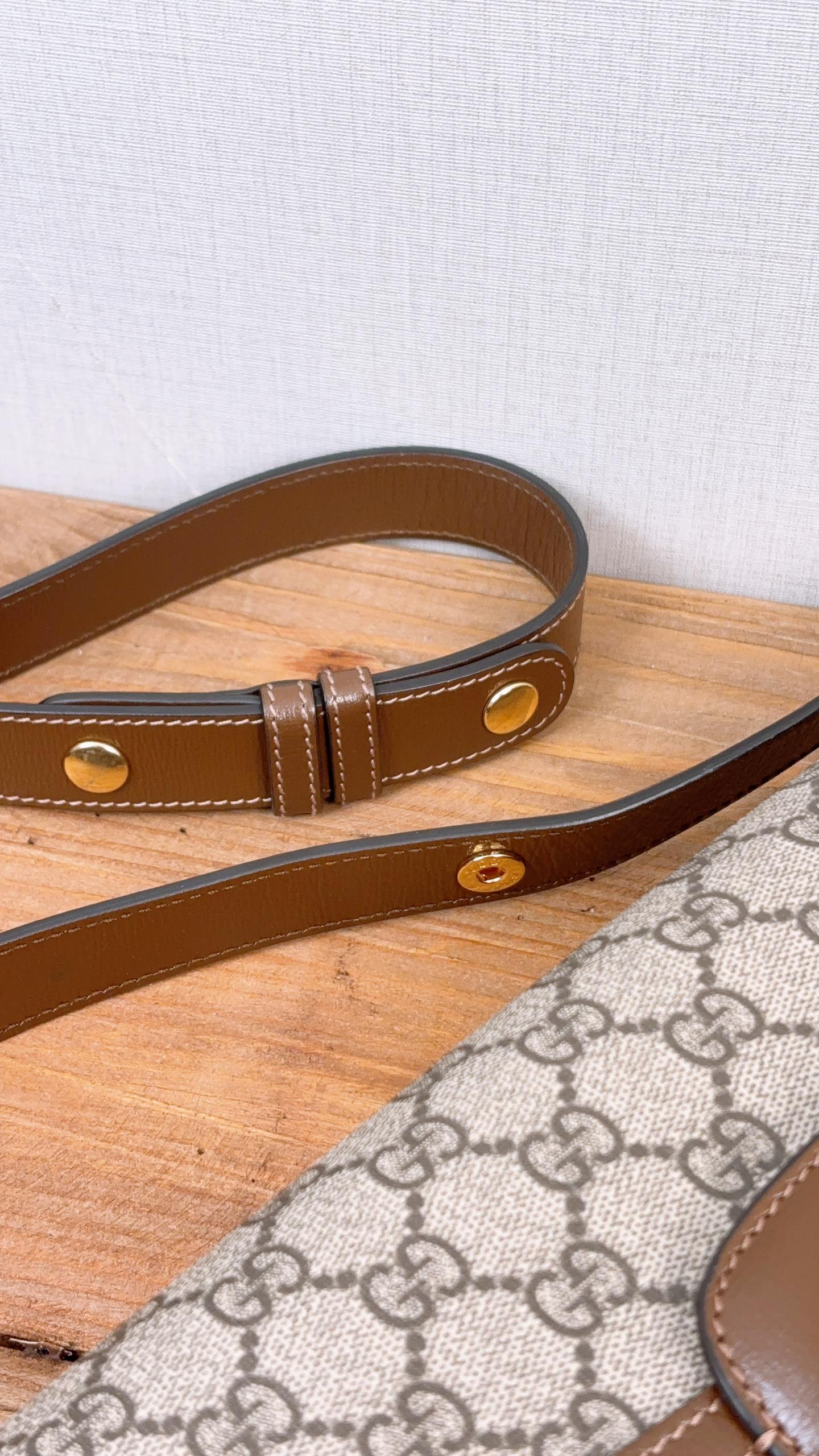 Gucci Brown Medium Horsebit 1955