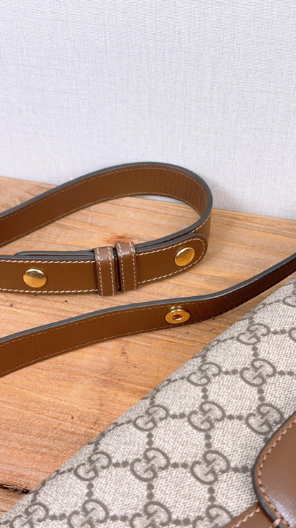 Gucci Brown Medium Horsebit 1955