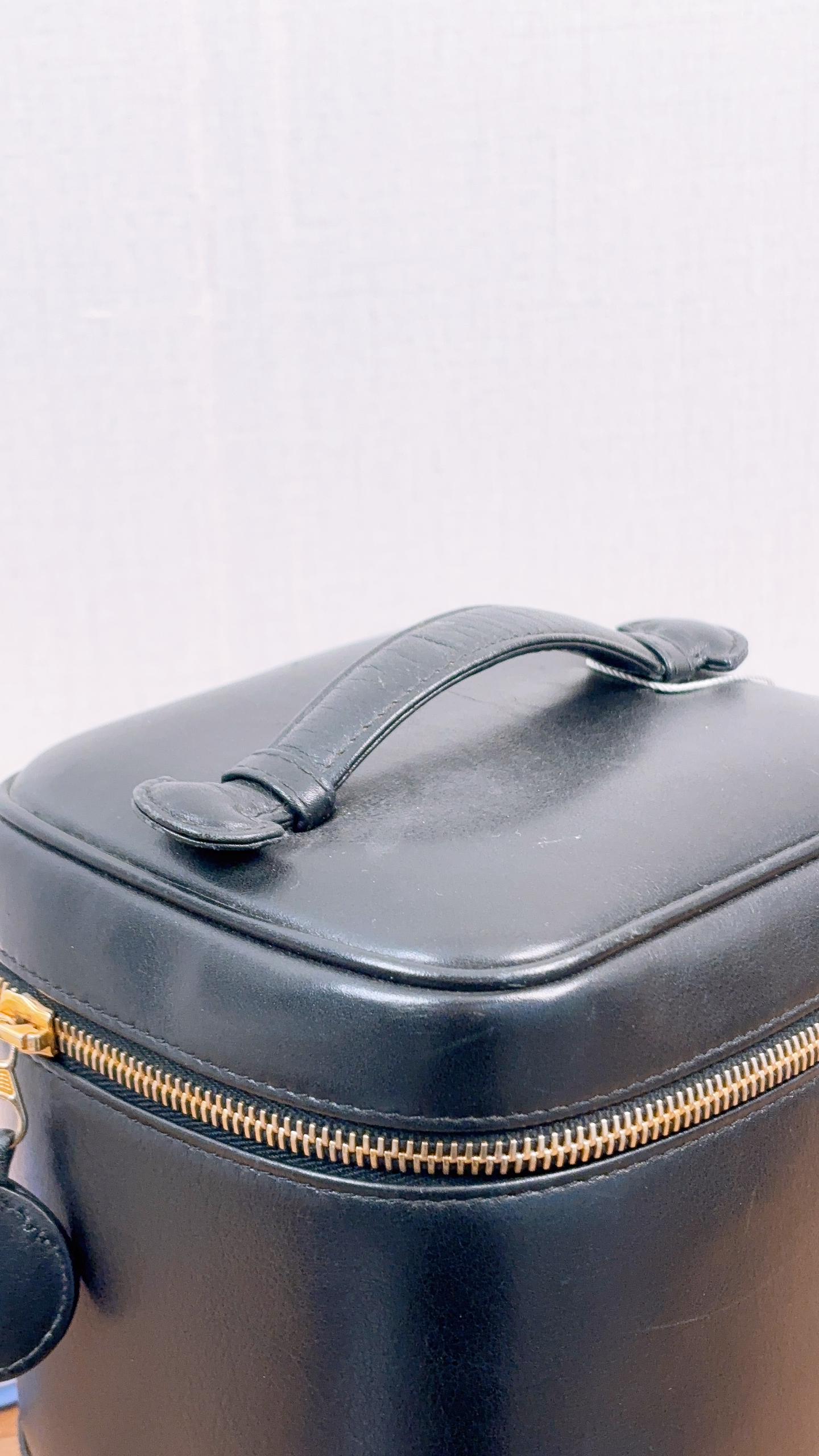 Chanel Black Lambskin Vanity Case (GHW)