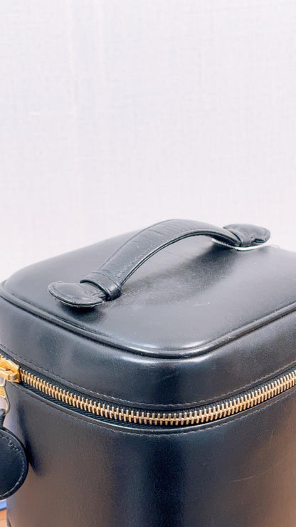 Chanel Black Lambskin Vanity Case (GHW)