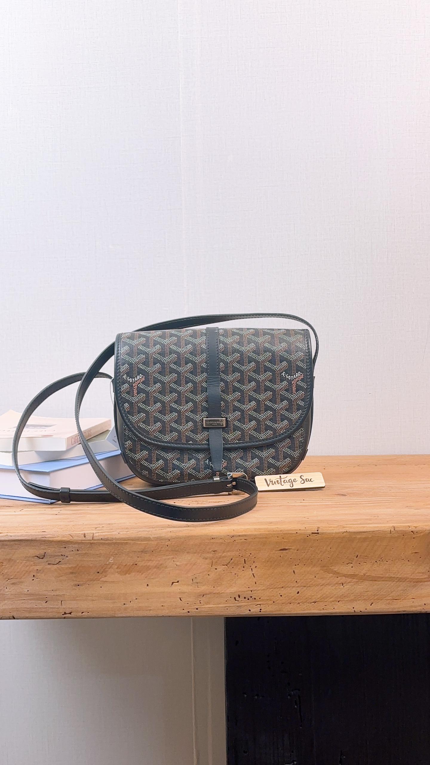 Goyard Black Belvedere PM