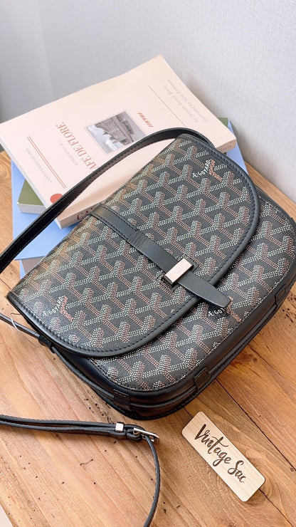 Goyard Black Belvedere PM