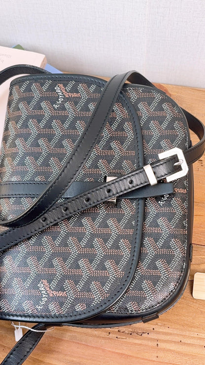 Goyard Black Belvedere PM