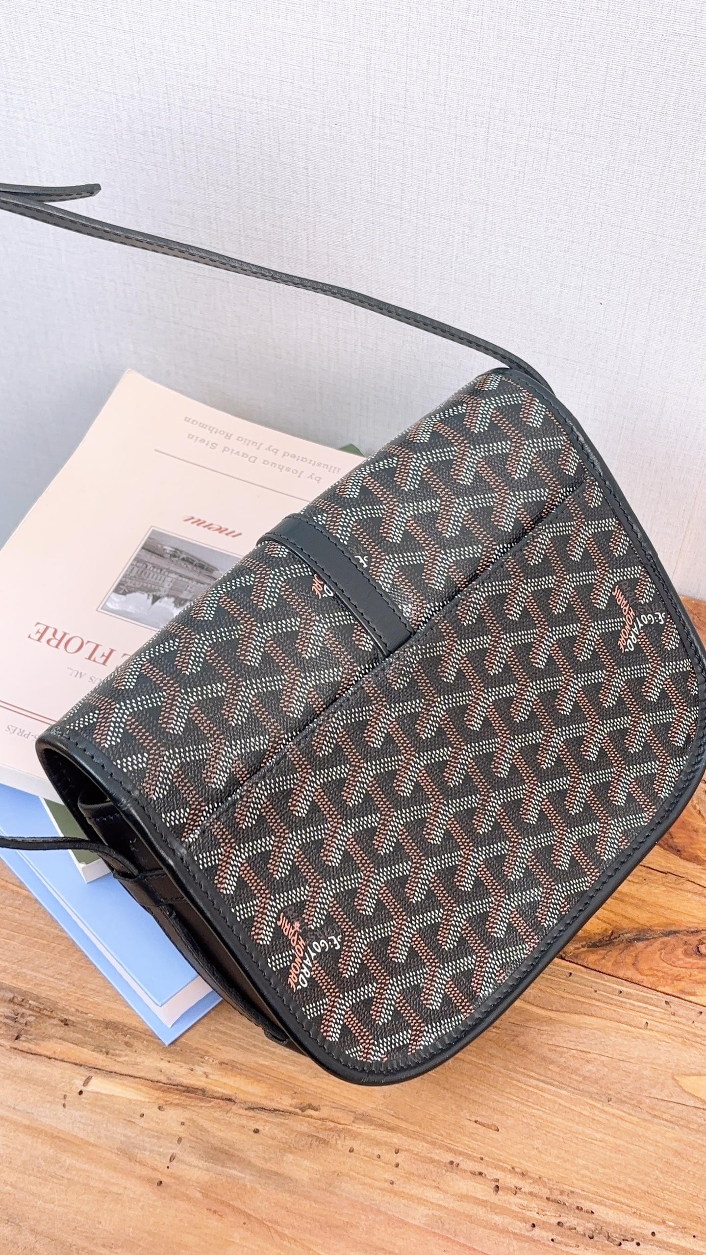 Goyard Black Belvedere PM