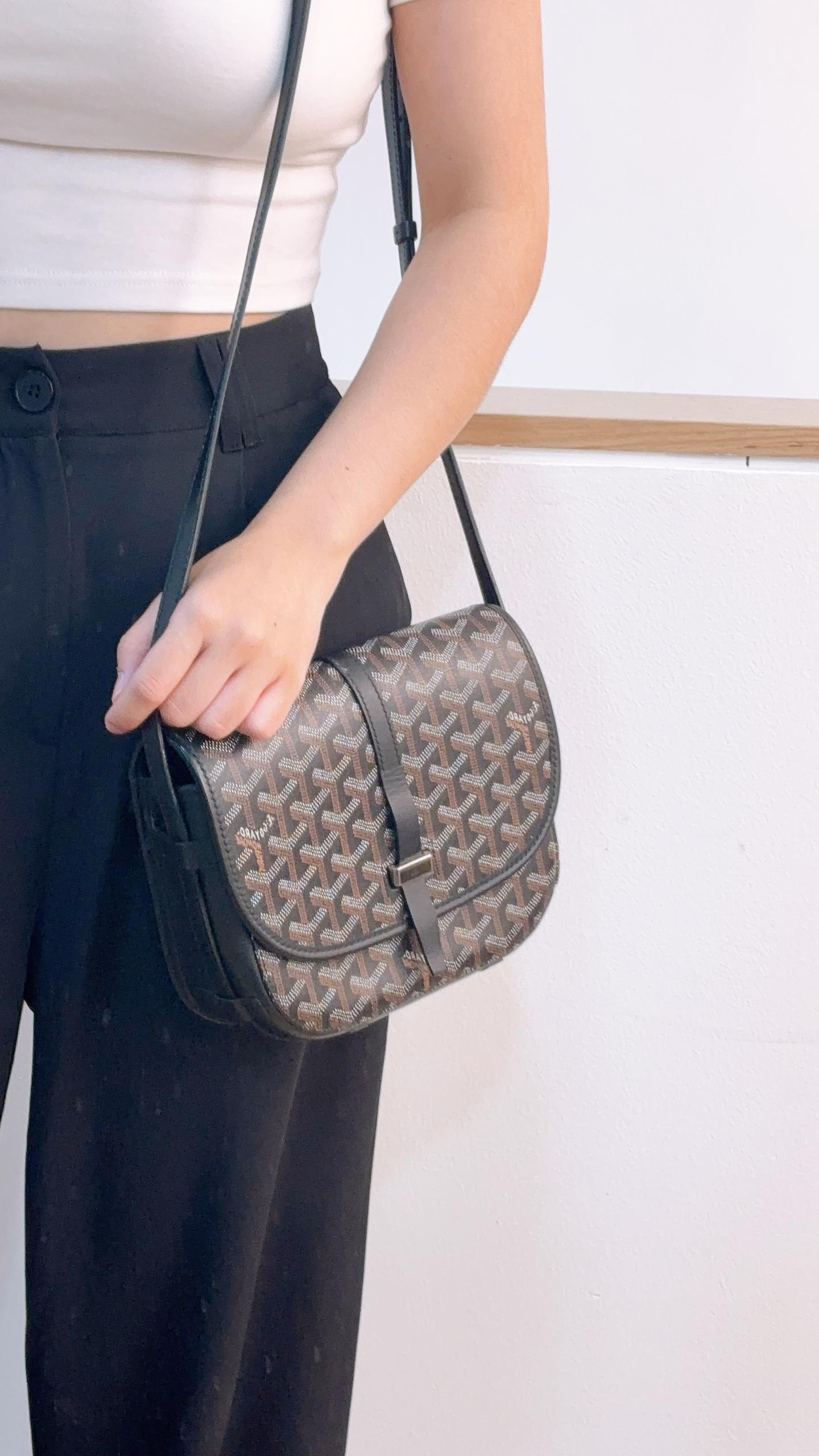 Goyard Black Belvedere PM