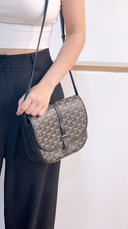 Goyard Black Belvedere PM