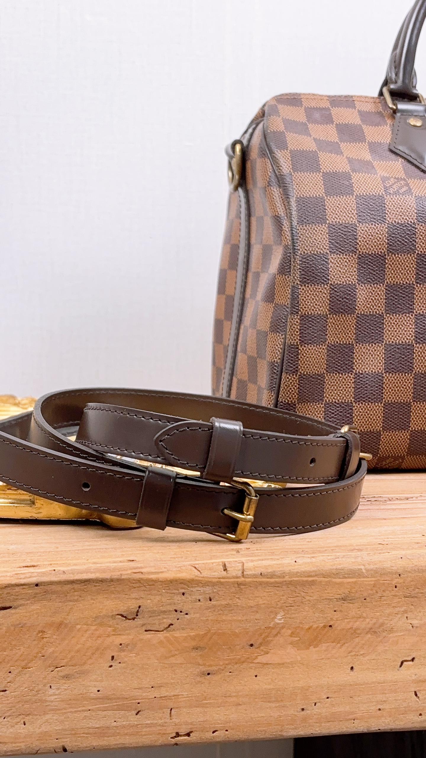 LV Damier Ebene Speedy 30 Bandouliere