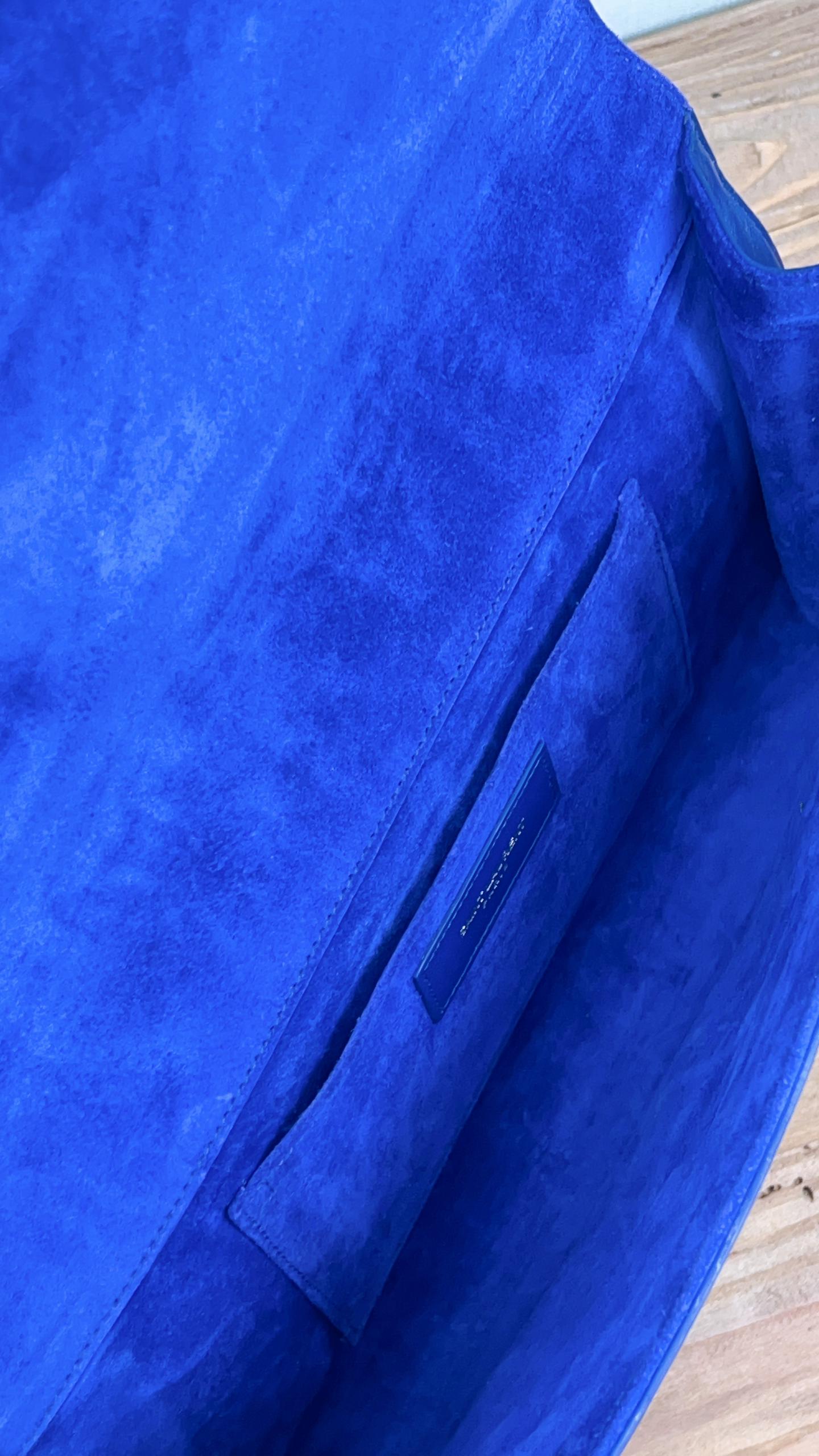 YSL Blue Ligne Y Clutch
