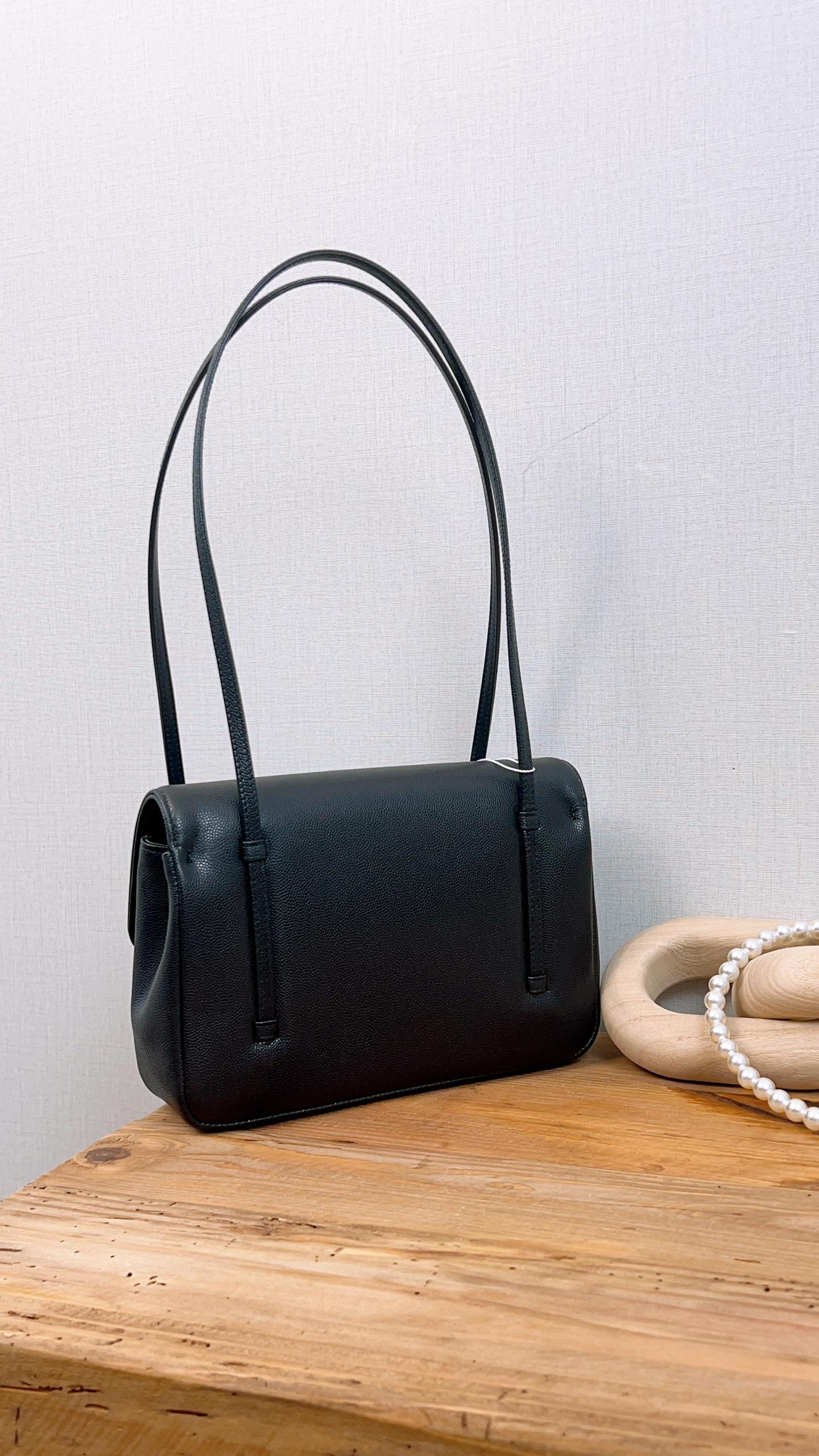 Chanel 26P Black Caviar Small Preppy Coco (GHW)