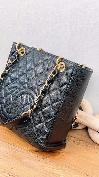 Chanel Black Caviar PST (GHW)
