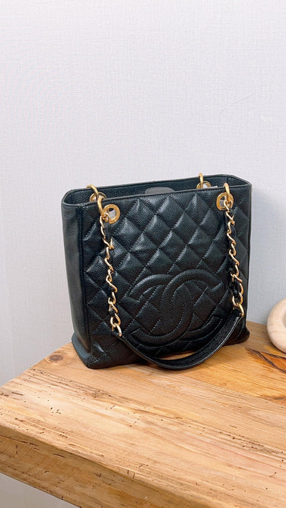 Chanel Black Caviar PST (GHW)