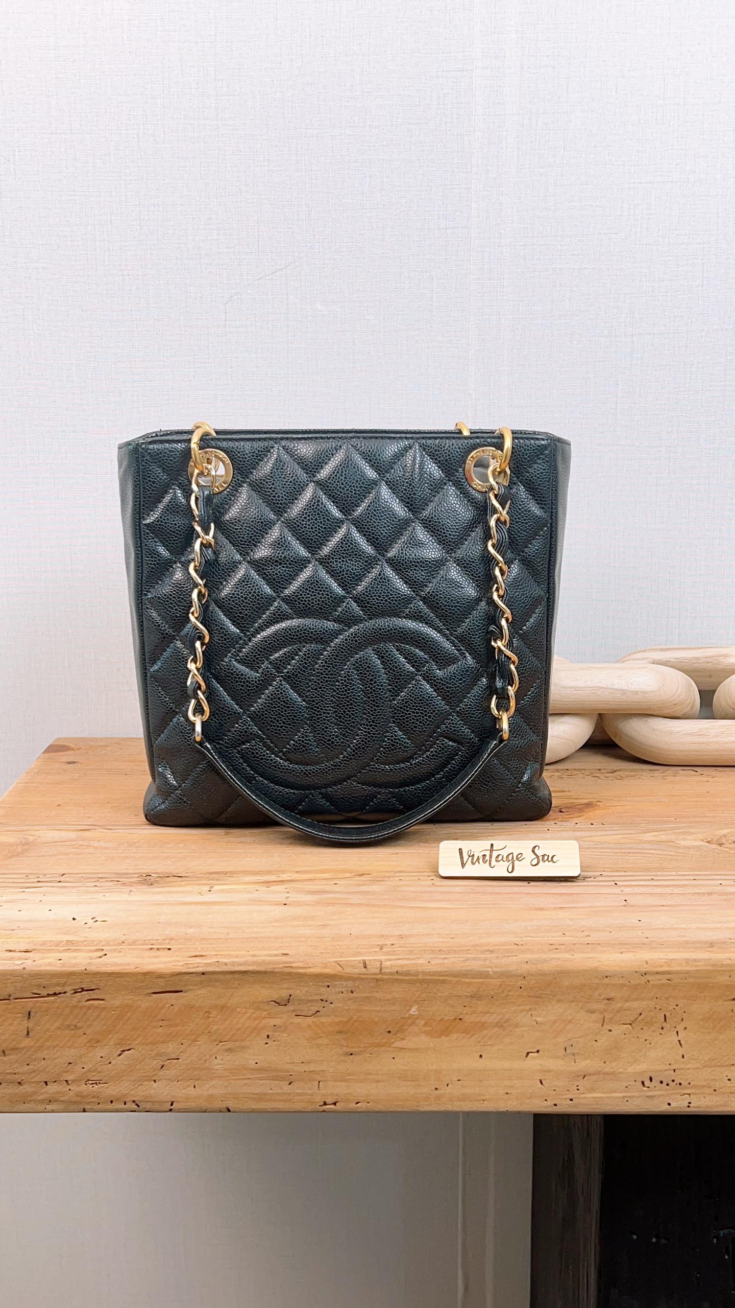 Chanel Black Caviar PST (GHW)