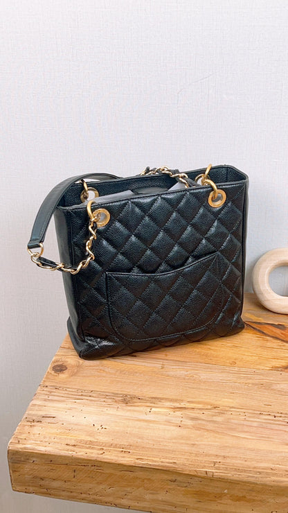 Chanel Black Caviar PST (GHW)