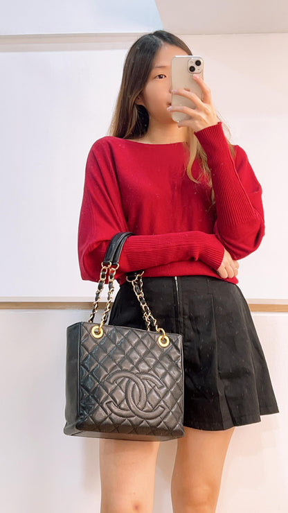 Chanel Black Caviar PST (GHW)