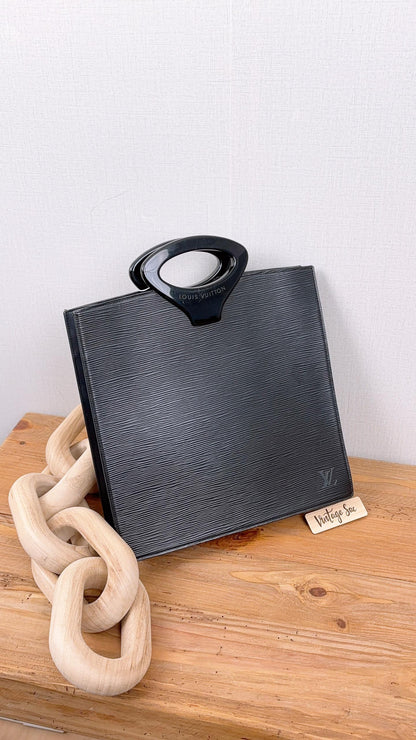 LV Black Epi Vintage Ombre Tote